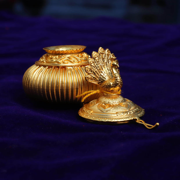 onesilver.in 24k gold coated sindur Dabbi Sindur Dabbi 2209011