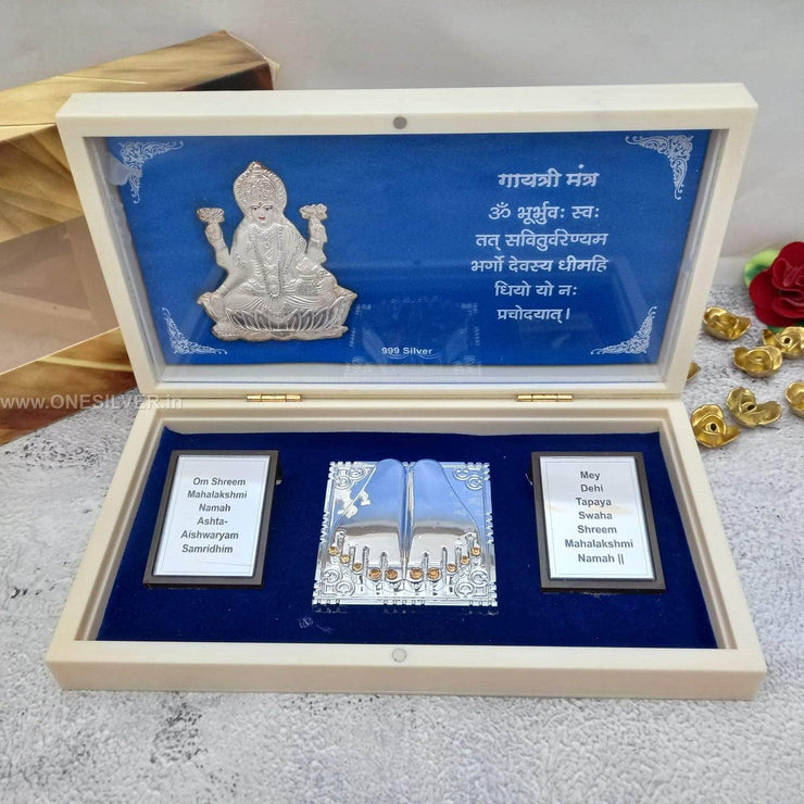 onesilver.in 999 silver Lakshmi Gift Box 6 x 4