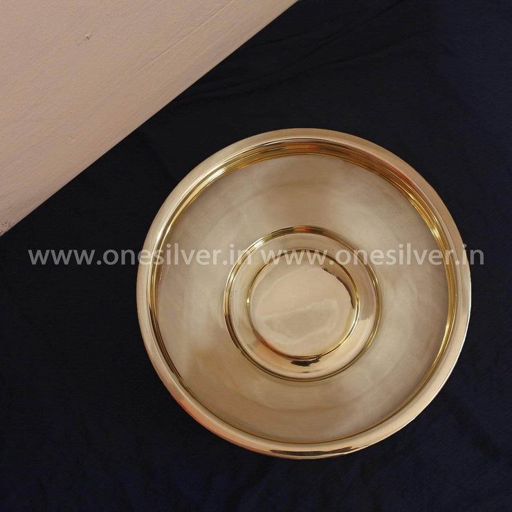 onesilver.in bowl Brass Basu Kunda 10"