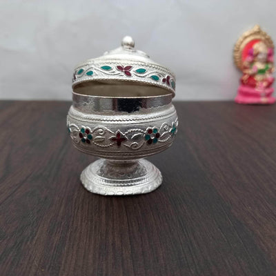 onesilver.in box Kumkum Pot With Lid