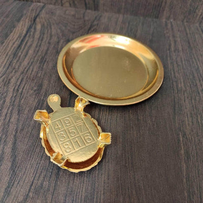 onesilver.in Brass Brass Plate And Tortoise