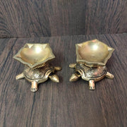 onesilver.in Brass Brass Tortoise Deepa Pair