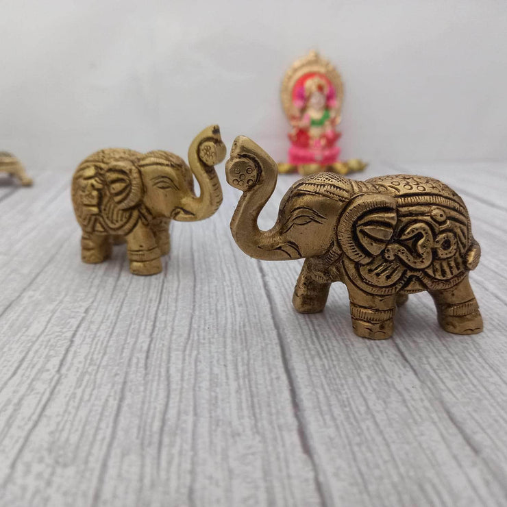 onesilver.in brass elephant idol Brass Elephant 2"
