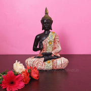 onesilver.in Buddha Resin Buddha with Jewelry 6" GT 28