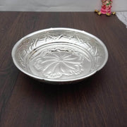 onesilver.in decorative plate GS Floral Plate 7"
