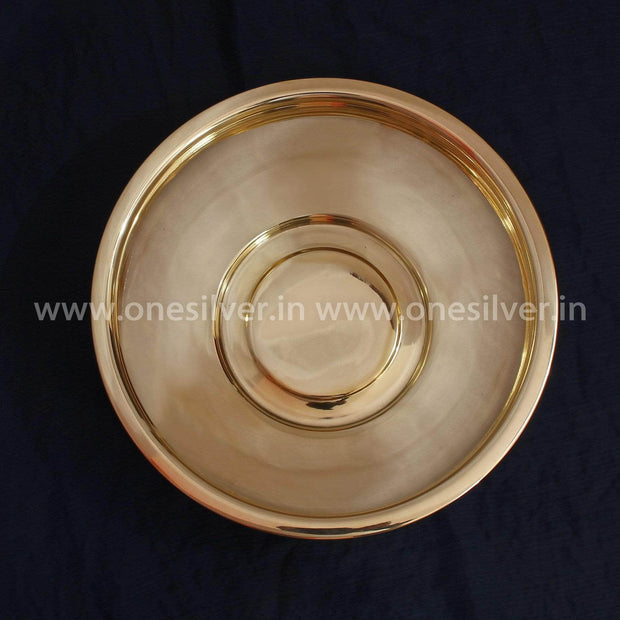 onesilver.in designer bowl Brass Basu Kunda 12"