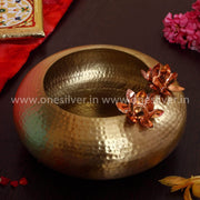 onesilver.in designer bowl Brass Shatal Bowl