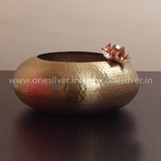 onesilver.in designer bowl Brass Shatal Bowl