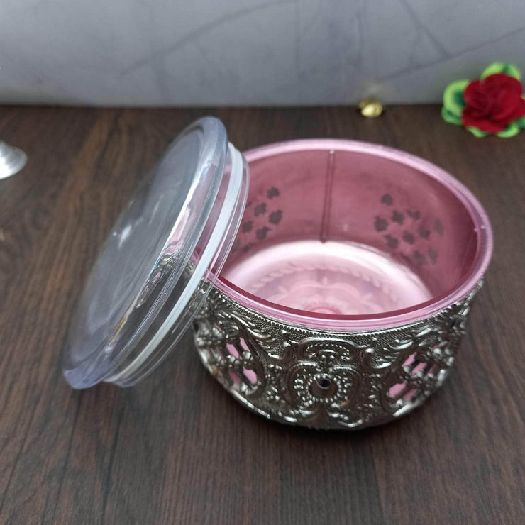Buy Hijet Meenakari Steel Silver Plated Dibbibox Indian Storage Box for  Weddings for Baby Shower for Housewarming for House Hold Online in India -  Etsy
