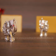 onesilver.in elephants Elephant Silver Pair 4"