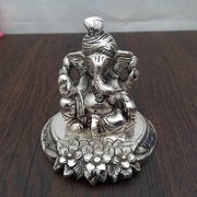 onesilver.in german silver Antique Floral Ganesha