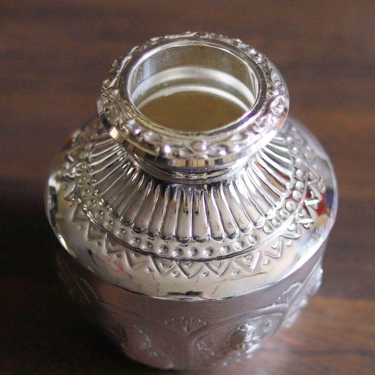 onesilver.in german silver Astalakshmi Bindige 7" kalash