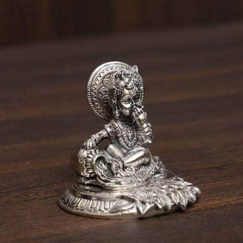 onesilver.in german silver Black Metal Krishna Designer