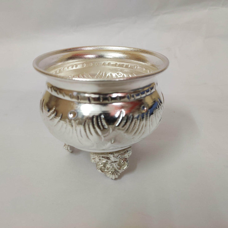 onesilver.in german silver Bowl Leaf Leg