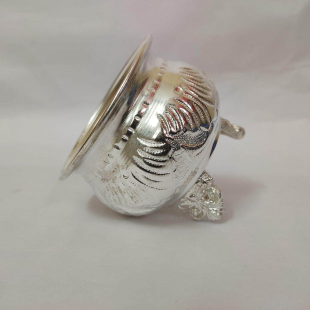 onesilver.in german silver Bowl Leaf Leg