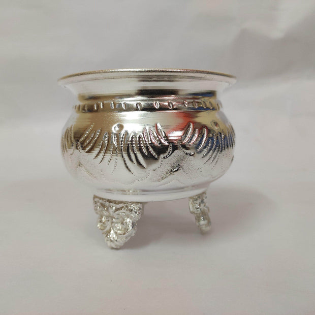 onesilver.in german silver Bowl Leaf Leg