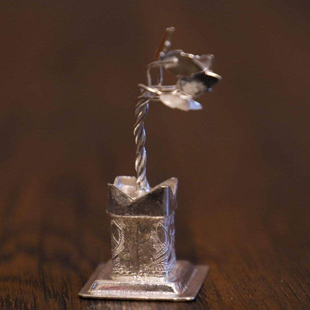 onesilver.in german silver Brindavan Tulasi Small 8cm