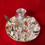 onesilver.in german silver German silver Pooja Set