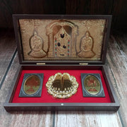 onesilver.in german silver Golden Lord Balaji Gift Box