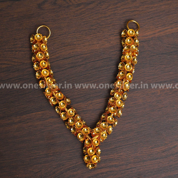 onesilver.in german silver GS Gold coated Mala Big
