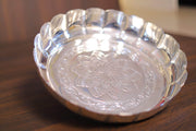 onesilver.in german silver Kamal Plate 6"