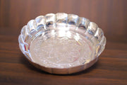 onesilver.in german silver Kamal Plate 6"