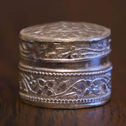 onesilver.in german silver Nakkas Kumkum Dabbi Round Small