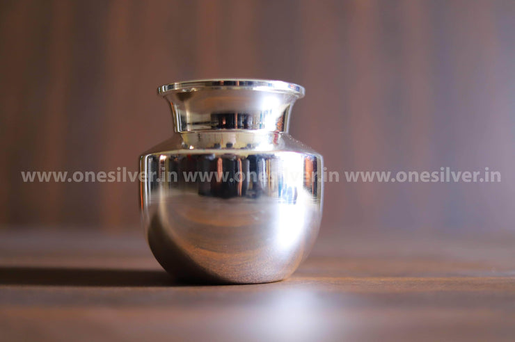 onesilver.in german silver Plain Lota (Chembu) 5.5" Kalash