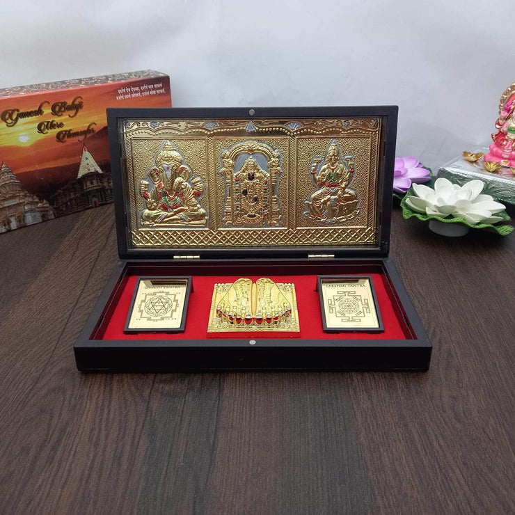 onesilver.in gift set Ganesha Balaji Lakshmi Gift Box