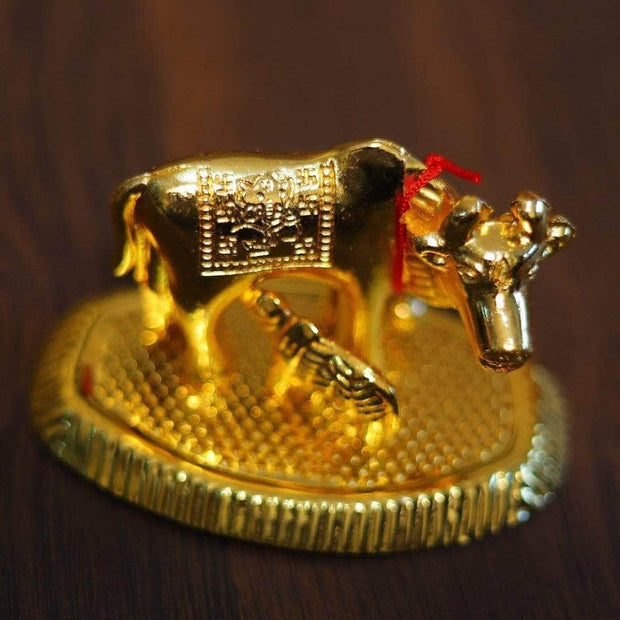 onesilver.in gifts Cow & Calf Gold Big