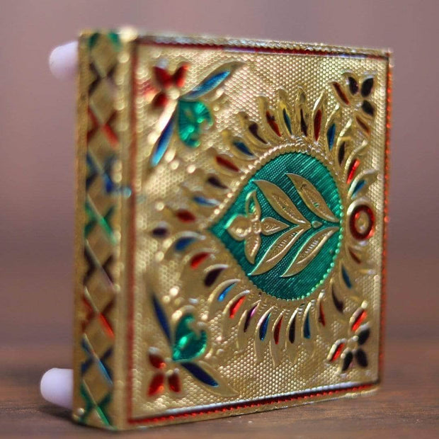 onesilver.in gifts Meenakari Peetha 5"X5"