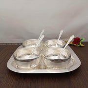 onesilver.in glass set gift box SS 4 PC Cup Set