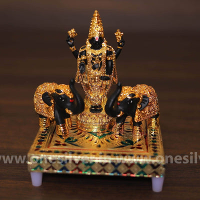 onesilver.in idols Chowki Balaji Black Gold Sets