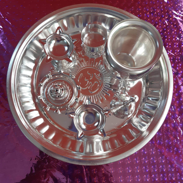 onesilver.in kumkum bharani S P Ompooja set