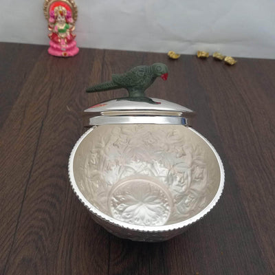 onesilver.in kumkum bowl Antique Parrot Bowl