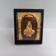 onesilver.in silver 99.9  Fine Gold Saibaba Frame "4
