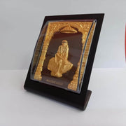 onesilver.in silver 99.9  Fine Gold Saibaba Frame "4