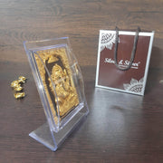 onesilver.in silver 99.9 gold 3D Ganesha Frame 5"