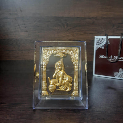 onesilver.in silver 999 Little Krishna Frame 4.2 inch