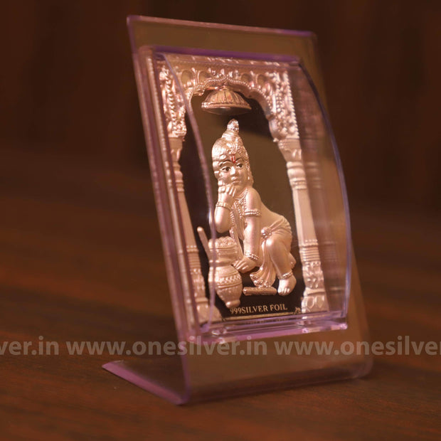 onesilver.in silver 999 Silver 3D Laddu Gopal 5"