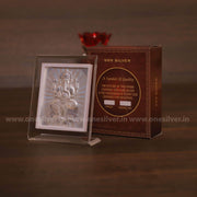 onesilver.in silver 999 Silver Ganesha Stand 4.5"