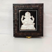 onesilver.in silver 999 Silver Wooden Jewel box Ganesh