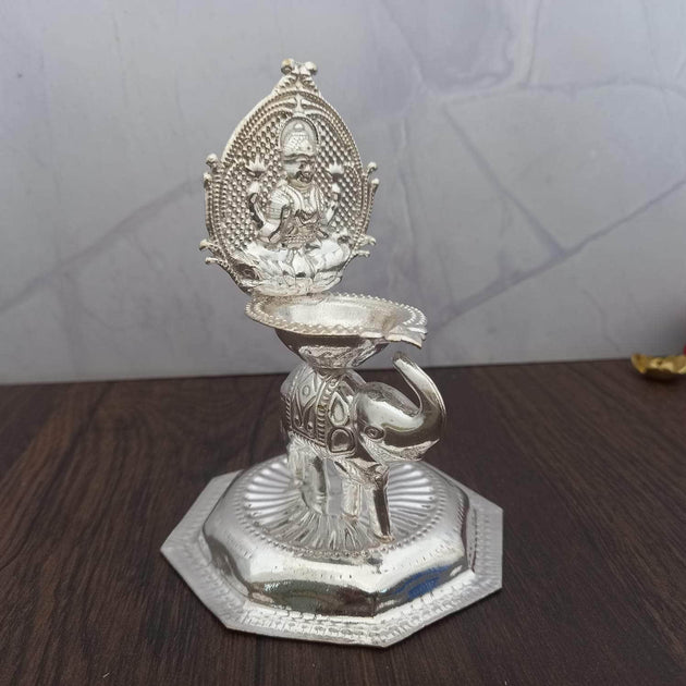 Steel Deepa German Silver Deepa/Diya Sets – onesilver.in