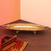 onesilver.in tray Brass Exclusive Tray